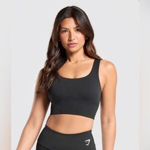 Gymshark Longline Sports Bra - Never Been Worn - Black